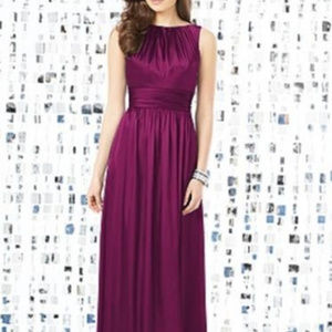 Dessy 8145....Full length/ Sleeveless, Special Occasion Dress...Merlot...Size 6